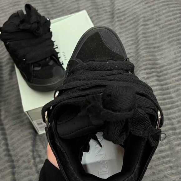 Lanvin Curb Leather Sneaker - Picture 2 of 4